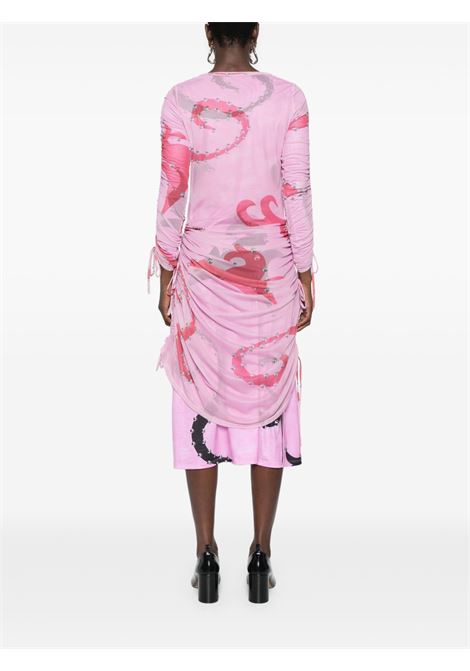 Pink Ballast midi dress CHOPOVA LOWENA - women CHOPOVA LOWENA | 1300PNKRD